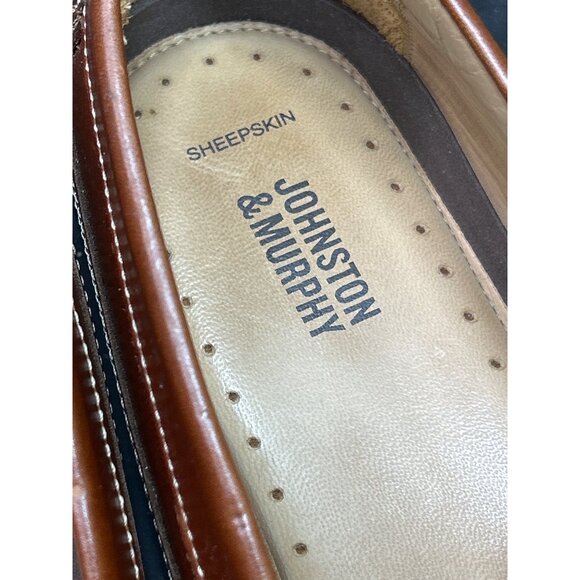 Johnston & Murphy Mens Sheepskin Fowler Tassel Loafers Size 13 main image 4